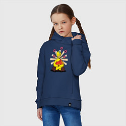 Толстовка оверсайз детская Homer Relax, цвет: тёмно-синий — фото 2