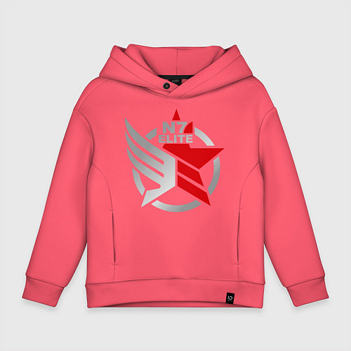Детское худи оверсайз N7 Elite / Коралловый – фото 1