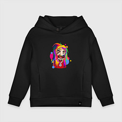 Толстовка оверсайз детская 6IX9INE Colors, цвет: черный