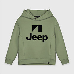 Детское худи оверсайз Jeep logo