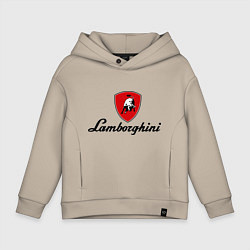 Детское худи оверсайз Logo lamborghini