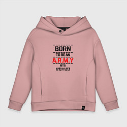 Детское худи оверсайз Born to be an ARMY BTS