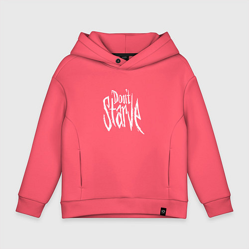 Детское худи оверсайз Don't Starve / Коралловый – фото 1