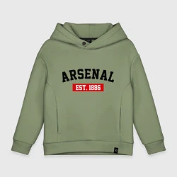 Детское худи оверсайз FC Arsenal Est. 1886