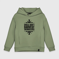 Толстовка оверсайз детская Harvest Themselves, цвет: авокадо
