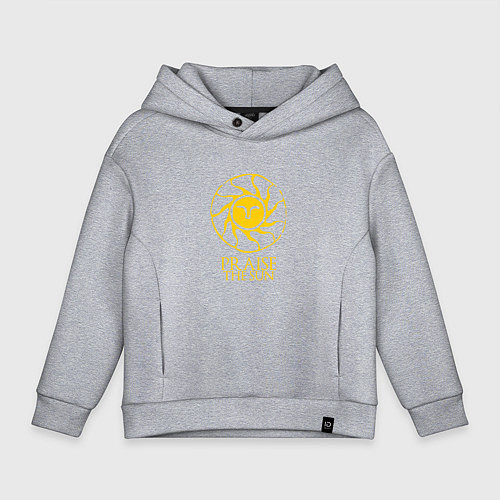 Детское худи оверсайз Praise The Sun / Меланж – фото 1