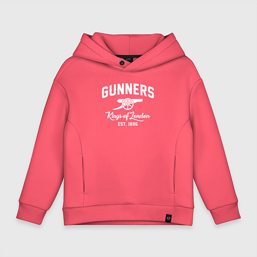 Детское худи оверсайз Arsenal Guinners / Коралловый – фото 1