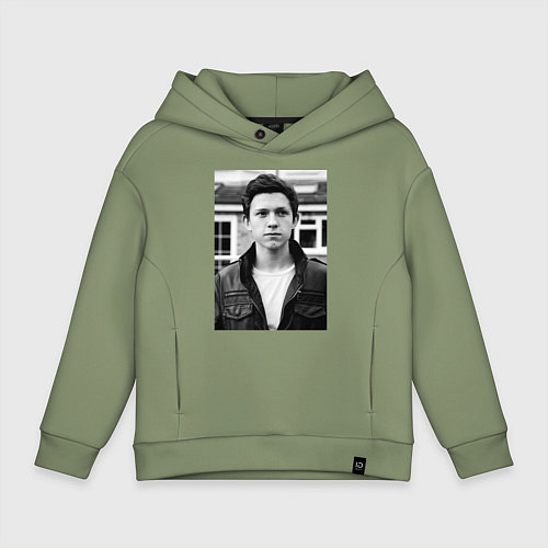Детское худи оверсайз Tom Holland / Авокадо – фото 1