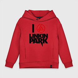 Детское худи оверсайз I love Linkin Park