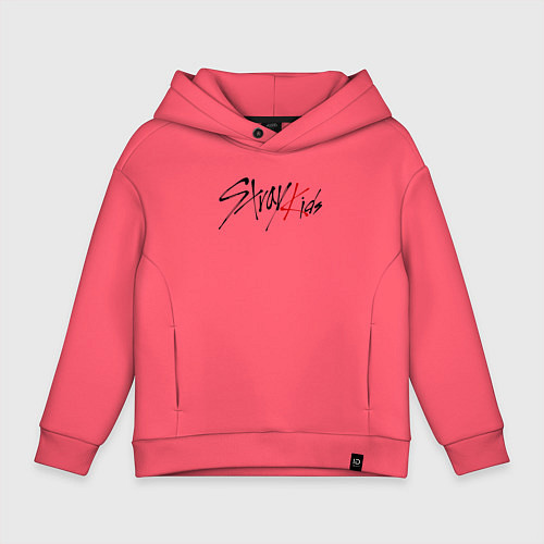 Детское худи оверсайз Stray Kids / Коралловый – фото 1