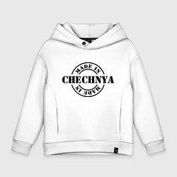 Толстовка оверсайз детская Made in Chechnya, цвет: белый