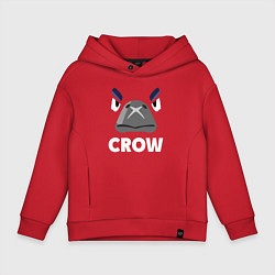 Детское худи оверсайз Brawl Stars CROW