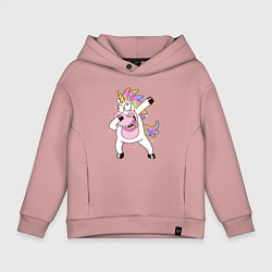 Детское худи оверсайз Dabbing Unicorn