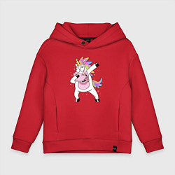 Детское худи оверсайз Dabbing Unicorn