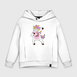 Детское худи оверсайз Dabbing Unicorn