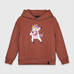 Детское худи оверсайз Dabbing Unicorn