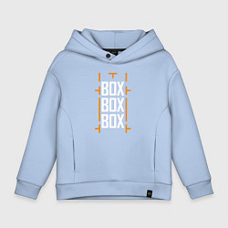 Детское худи оверсайз Box box box