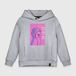 Детское худи оверсайз Vaporwave anime art