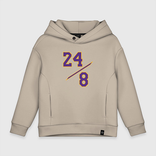 Детское худи оверсайз Kobe Bryant / Миндальный – фото 1