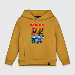 Толстовка оверсайз детская ROBLOX, цвет: горчичный