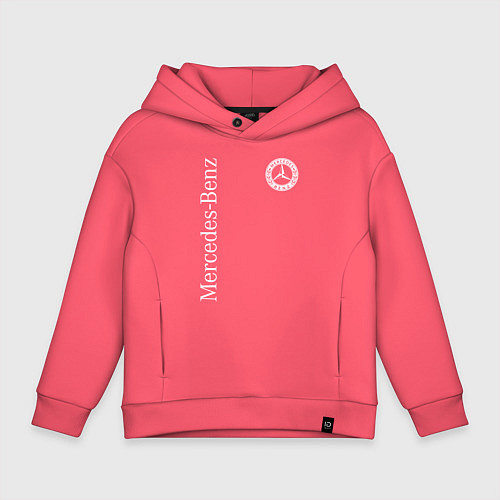 Детское худи оверсайз MERCEDES / Коралловый – фото 1