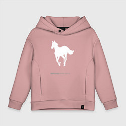 Толстовка оверсайз детская White Pony, цвет: пыльно-розовый
