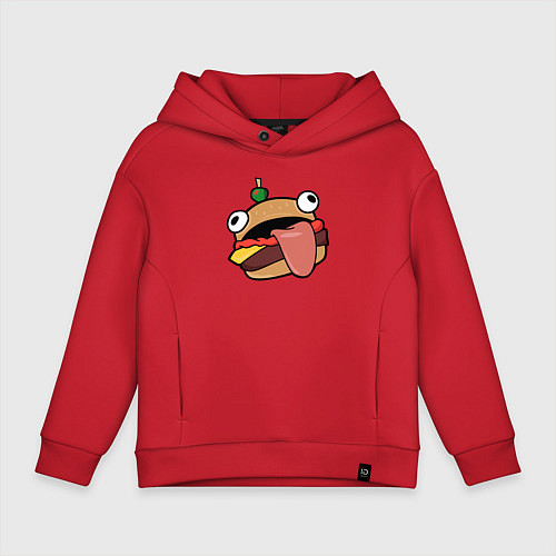 Детское худи оверсайз Fortnite Burger / Красный – фото 1