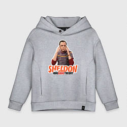 Толстовка оверсайз детская Sheldon, цвет: меланж