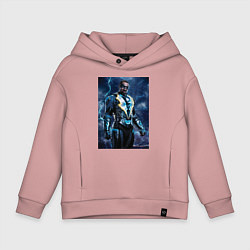 Детское худи оверсайз Black Lightning