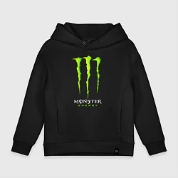 Толстовка оверсайз детская MONSTER ENERGY, цвет: черный