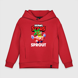 Детское худи оверсайз SPROUT PALMEN СПРАУТ ТРОПИКИ