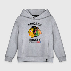 Детское худи оверсайз CHICAGO BLACKHAWKS NHL