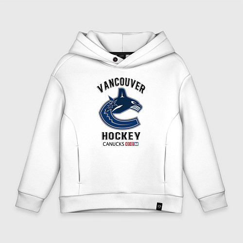 Детское худи оверсайз VANCOUVER CANUCKS NHL / Белый – фото 1