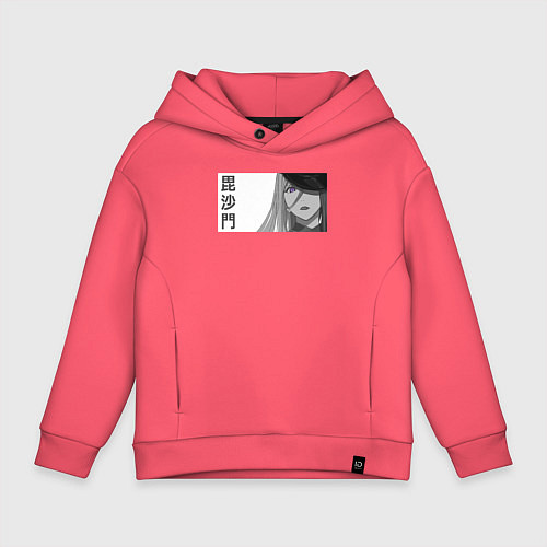 Детское худи оверсайз Бишамон / Коралловый – фото 1