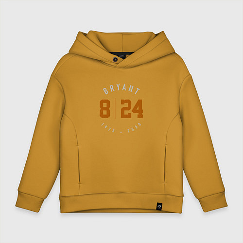 Детское худи оверсайз Kobe Bryant / Горчичный – фото 1