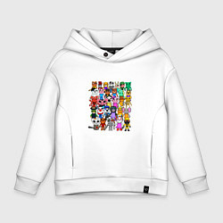 Толстовка оверсайз детская ROBLOX PIGGY, цвет: белый