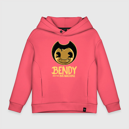 Детское худи оверсайз Bendy And The Ink Machine / Коралловый – фото 1