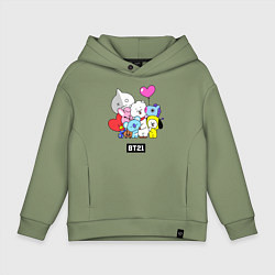 Детское худи оверсайз BT21