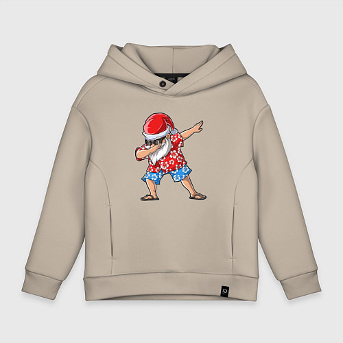 Детское худи оверсайз Santa Dab / Миндальный – фото 1