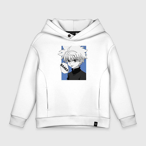 Детское худи оверсайз Киллуа / Белый – фото 1