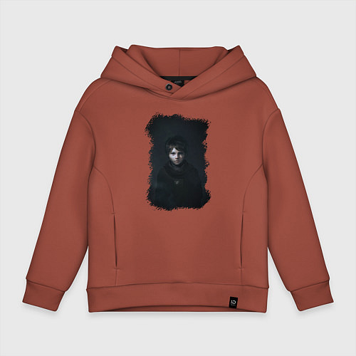 Детское худи оверсайз A Plague Tale Innocence - Hugo / Кирпичный – фото 1