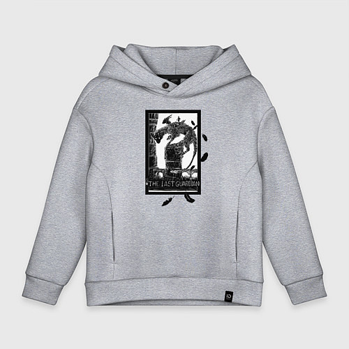Детское худи оверсайз Последний хранитель игра / Меланж – фото 1