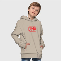 Толстовка оверсайз детская DMX RIP, цвет: миндальный — фото 2