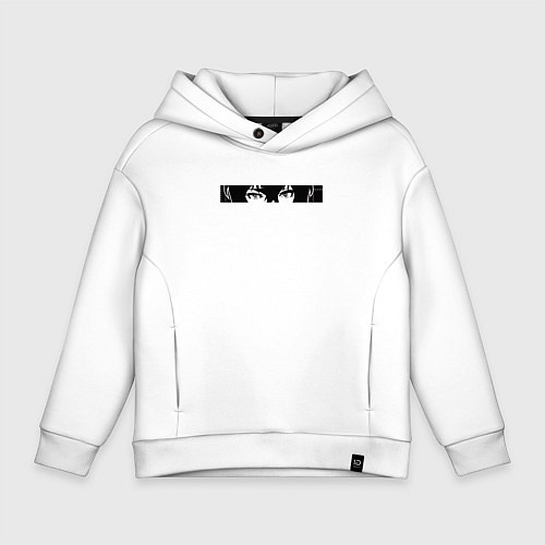 Детское худи оверсайз Осаму Дазай / Белый – фото 1