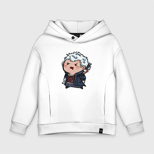 Детское худи оверсайз Baby Nero / Белый – фото 1