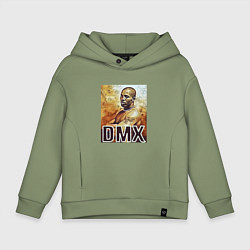 Толстовка оверсайз детская DMX on Fire, цвет: авокадо