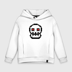 Детское худи оверсайз Skull Geometry Dash