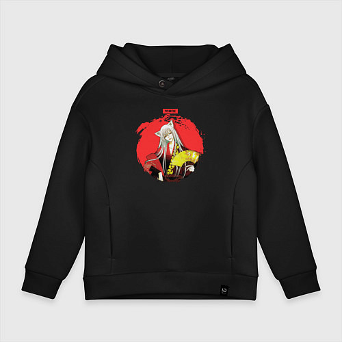 Детское худи оверсайз Red Tomoe / Черный – фото 1