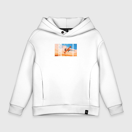 Детское худи оверсайз Cowboy Bebop / Белый – фото 1