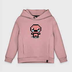 Толстовка оверсайз детская Pixel isaac, цвет: пыльно-розовый